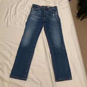 AG Isabelle High-rise straight crop